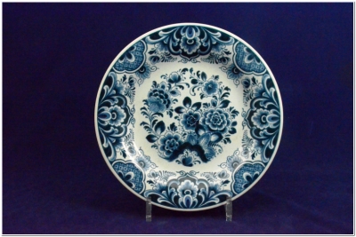 Delfts blauw wandbord, Delftsblauw wandbord, Delft Wall plate, Delfter Blau Wandteller, Plaque mural Delft bleu